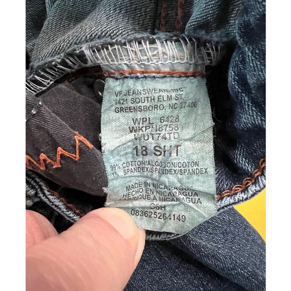 Aura Medium Wash Wide Leg Jeans, Size 18 Short - Picture 4 of 7